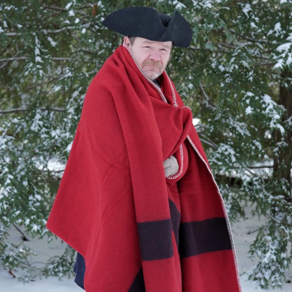 Striped Wool Blanket Fashion - Image 2