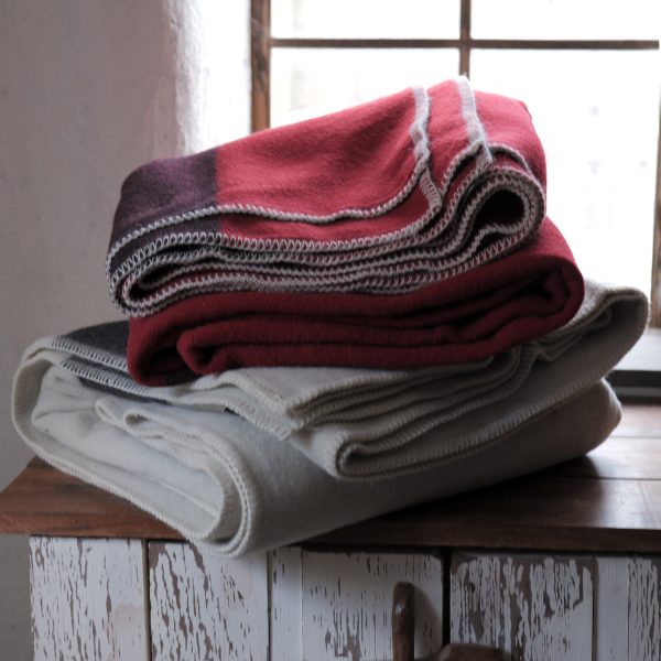 Striped Wool Blanket Fashion