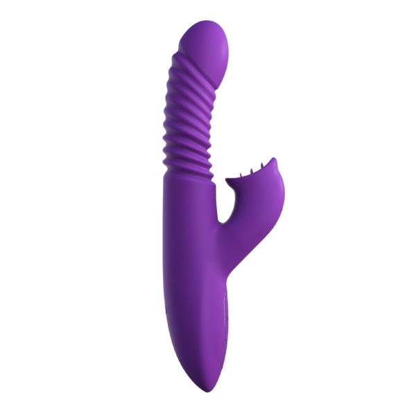 Fantasy For Her Thrusting Warming Rabbit with Clitoral Stimulating Tongues For Discount - Image 4