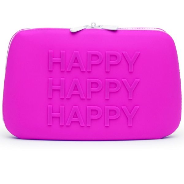 HAPPY Large Purple Silicone Sex Toy Storage Case with Zipper Hot on Sale - Image 3