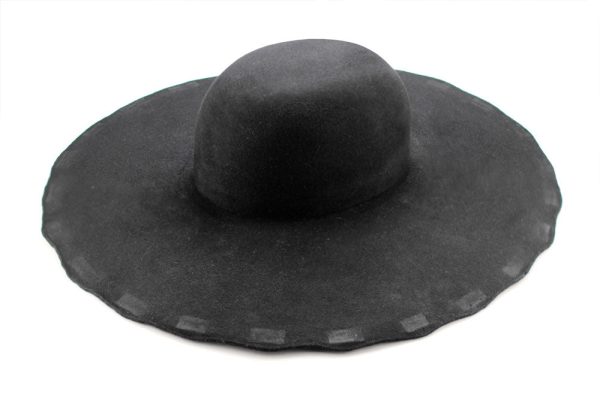 Fur Felt Hat Blank - Black on Sale