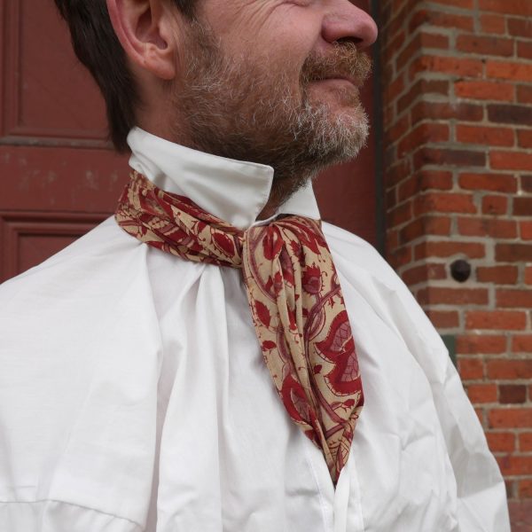 Block Printed Cotton Cravat - Two Color Cheap - Image 4