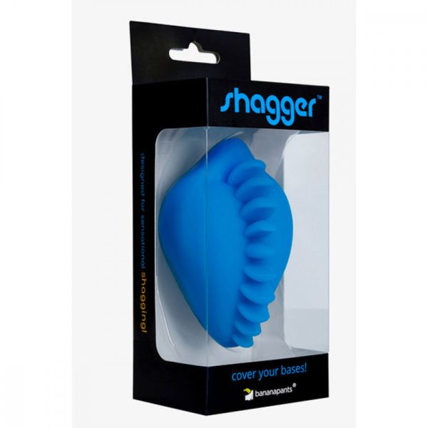 Shagger Extreme Textured Dildo Base for Harness Play by Bumpher  - Azure Blue Online now - Image 2