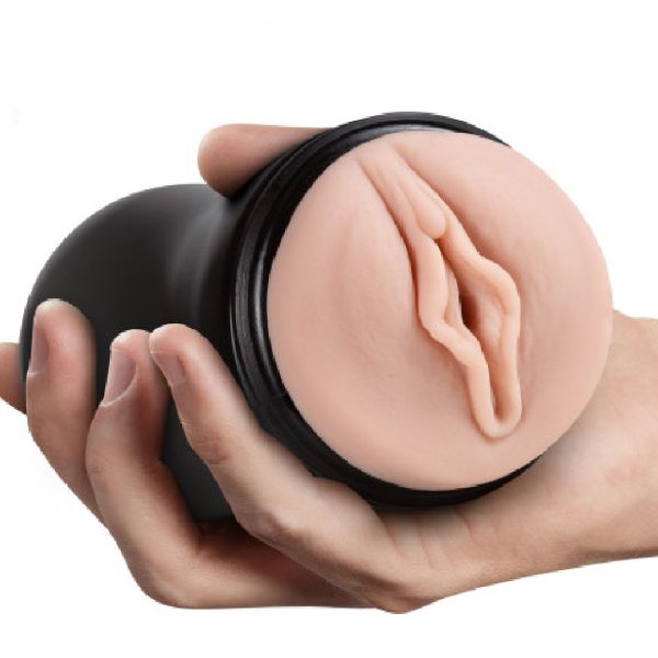 Soft and Wet Pussy Self Lubricating Stroker with Pleasure Ridges - Vanilla on Sale