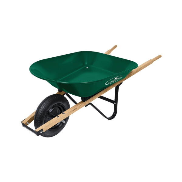 Wheelbarrow Steel Single Wheel - 4 Cubic Feet For Cheap