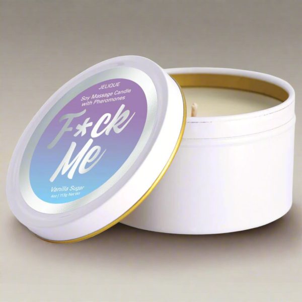 F*ck Me Pheromone Massage Candle - Vanilla Sugar Scent For Cheap
